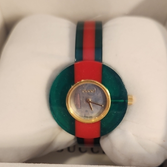Gucci Accessories - Gucci Women's Vibrant Green and Red Watch